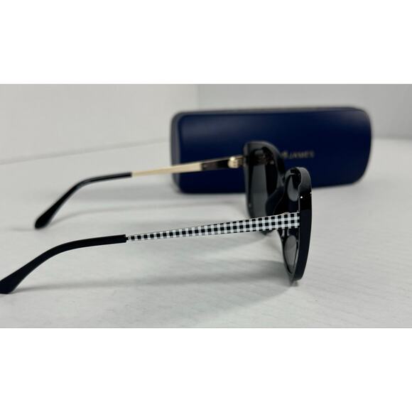 Draper James RSVP DJ9011 Black Oversized Sunglasses 57-17-145 main image 7